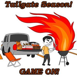 Tailgate Season GAME ON Mens VinDicktive 50/50 Cotton/Poly Short Sleeve T Shirt